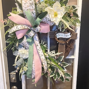 Neutral, Magnolias , Year Round swag, Everyday swag, Front Door Wreaths, Farmhouse Decor, Gift, Unique, Home Decor, farmhouse swags for door
