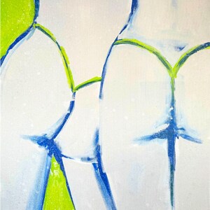 The Sisters, 2024, acrylic on a canvas, 23.5x19.5inch