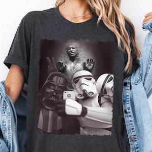 Star Wars Storm Trooper Darth Vader Selfie T-Shirt, Disney Star Wars Shirt, Galaxy&#39;s Edge Shirt, Star Wars Fan Shirt, Disneyland Trip Shirt