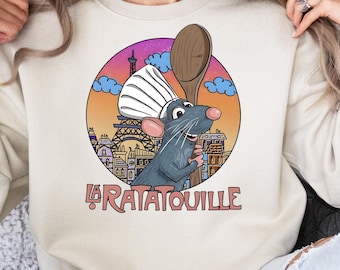 Camisa Disney Ratatouille, Camiseta Chef Rat Tour, Camiseta Vintage La Ratatouille Remy, Camisa Little Chef Remy, Moletom Disney Rat