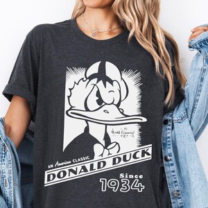 Disney Donald Duck Angry T-Shirt, Classic Grumpy Duck Shirt, Disney Character Shirt, WDW Disneyland Family Vacation Shirt, Disney Trip Shirt