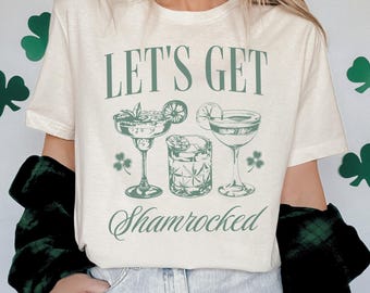 Lets Get Shamrocked Shirt, St. Patricks Day Shirt, St. Patricks Day Trinkshirt, St. Pattys Kneipentour T-Shirt, Lucky Irish Shirt, Pattys Shirt
