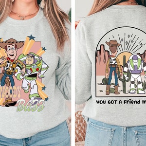 Toy Story Woody und Buzz T-Shirt, Disney Du hast einen Freund in mir Shirt, Sheriff Woody Shirt, Buzz Lightjahre Shirt, Vintage Toy Story Shirt