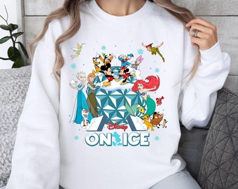Disney On Ice Shirt, Mickey And Friends Shirt, Disney Epcot T-Shirt, Disney Characters Shirt, Princess On Ice Tee, Disneyland Vacation Shirt