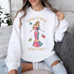 Disney Make It Pink Make It Blue Shirt, Disneyland Girls Trip Shirt, Sleeping Beauty Fairy Shirt, Merryweather Shirt, Magic Kingdom Shirt