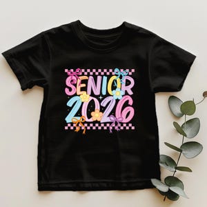 Coquette Senior 2026 Shirt, Class of 2026 Senior Shirt,  Senior Coquette Bow Shirt, Graduation 2026 Shirt, Graduate High School Senior Shirt