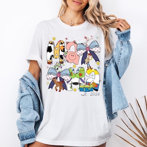 Toy Story Mama Shirt, Disney Mama Est 2026 T-Shirt, Mother's Day 2026 Tee, Woody and Friends Shirt, Disney Family Trip Shirt, New Mom Tee