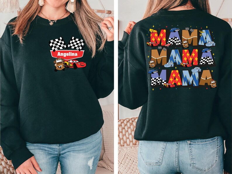 Disney Cars Mom Shirt, Lightning McQueen Mama Shirt, Family Matching Cars Shirt, Disney Pixar Cars Shirt, Mothers Day Shirt, Car Land Tee