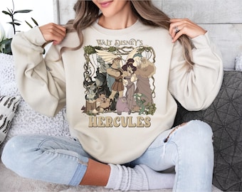 Vintage 90er Jahre Disney Hercules Shirt, Retro Hercules T-shirt, Magic Kingdom T-Shirt, Disney Familien Reise Sweatshirt, Disney Urlaub Shirt