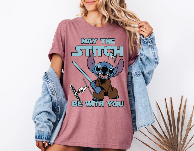 Disney Stitch Wars Shirt, May The Stitch Be With You Shirt, Family Stitch Shirt, Galaxy's Edge Stitch Cosplay Star Wars Characters Shirt