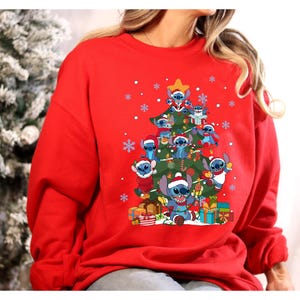 Disney Stitch Christmas Shirt, Disney Holiday Christmas Shirt, Funny Stitch Christmas Shirt, Disneyland Christmas T-shirt, Stitch Santa Tee
