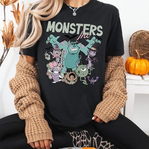 Pixar Monsters Shirt, Disneyland Family Trip Tee, Halloween Matching T-Shirt, Monsters Sully T-Shirt, Funny Monsters Tee