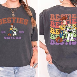 Toy Story Best Friends Shirt, Buzz Lightyear and Sheriff Woody Shirt, Disneyland Vacation Tee, Besties Adventure Tee, Disney Trip 2026 Shirt