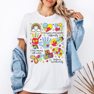 Autism Awareness Shirt, Everyone Communicates Differently Shirt, Autism Month Shirt, Autism Teacher Shirt, Mental Health Sweatshirt