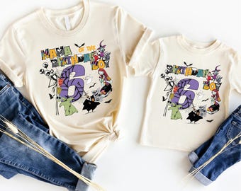 Nightmare Christmas Birthday Boy Shirt, Disney Family Matching Shirt, Jack  Skellington Birthday Shirt Disneyland Birthday Squad Family Shirt