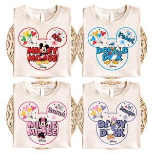 Mickey and Friends Shirts, Custom Disney Family Vacation Shirt, Disney Trip 2025 T-Shirt, Magical Kingdom Shirt, Mickey Head Sweatshirt