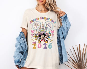 Disney Dance Trip 2026 Shirt, Custom Mickey und Freunde Tanz Shirt, Disney Cheerleader und Tanz Shirt, Disneyland Familien Urlaub Shirt