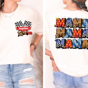 Disney Cars Mom Shirt, Lightning McQueen Mama Shirt, Family Matching Cars Shirt, Disney Pixar Cars Shirt, Mothers Day Shirt, Car Land Tee