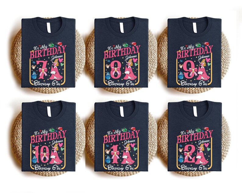 Custom Name Princess Ariel Shirt, Little Mermaid Birthday Shirt, Princess Birthday Girl Tee, Ariel and Friends Sweatshirt, Girls Trip Sweat