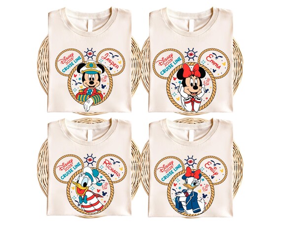 Mickey and Friends Cruise Line Shirt, Custom Disney Cruise Shirt, Disney  Wish Fantasy Magic Wonder 2025 Shirt, Disney Group Matching Shirt