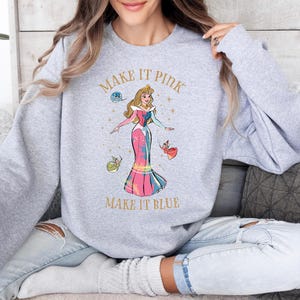 Disney Make It Pink Make It Blue Shirt, Disneyland Girls Trip Shirt, Sleeping Beauty Fairy Shirt, Merryweather Shirt, Magic Kingdom Shirt