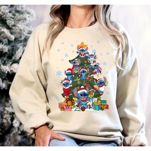 Disney Stitch Christmas Shirt, Disney Holiday Christmas Shirt, Funny Stitch Christmas Shirt, Disneyland Christmas T-shirt, Stitch Santa Tee