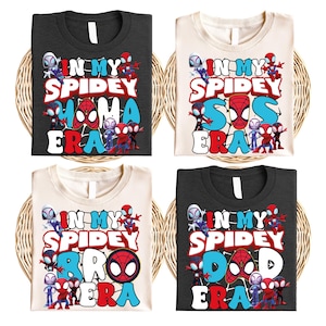 Disney Spinnen Familie Shirt, In meinem Spidey Mom Era Shirt, Disney Spidey Held Papa Shirt, Spinnen Mama Shirt, Disneyland Urlaub Sweatshirt