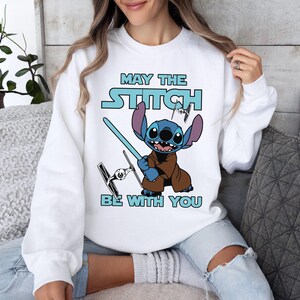 Disney Stitch Wars Shirt, May The Stitch Be With You Shirt, Family Stitch Shirt, Galaxy's Edge Stitch Cosplay Star Wars Characters Shirt