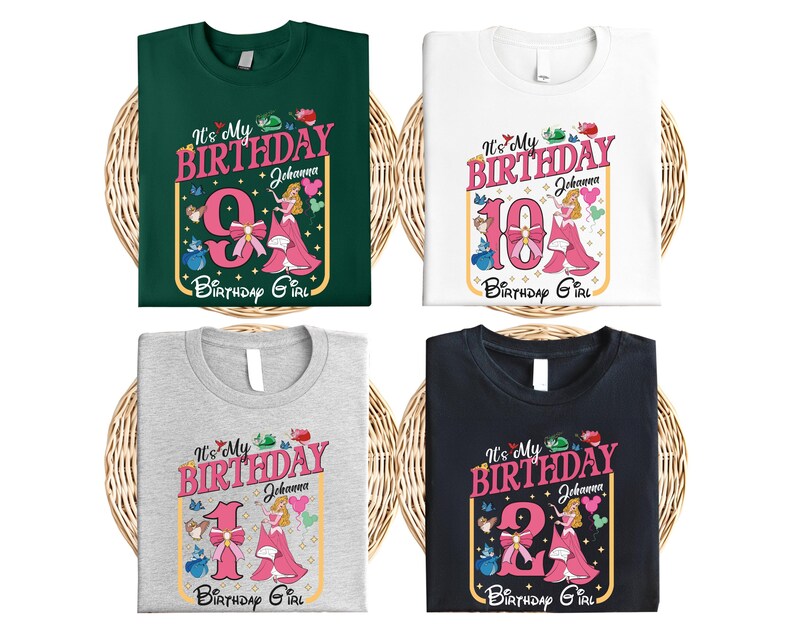 Custom Name Princess Ariel Shirt, Little Mermaid Birthday Shirt, Princess Birthday Girl Tee, Ariel and Friends Sweatshirt, Girls Trip Sweat