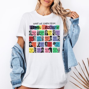 African American Shirt, What We Learn From Black History Shirt, Black Lives Matter Shirt, Equality Shirt, Black History Month Sweatshirt