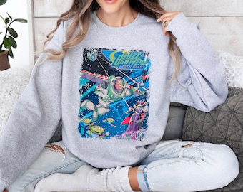 Disney Buzz Lightyear And Zurg T-Shirt, Pixar Toy Story Sweatshirt, Disney Toy Story Shirt, Disneyland Vacation Shirt, Buzz Lightyear Shirt