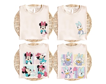 Chemise Minnie et Marguerite Disney, chemise Besties Disney, chemise voyage filles Disney 2026, t-shirt meilleurs amis Disney, chemise les filles veulent juste s'amuser