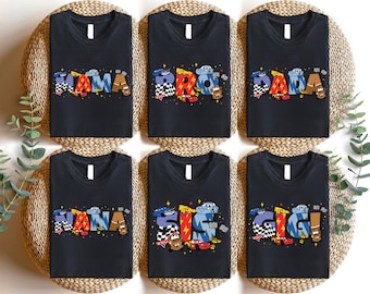 Disney Cars Familie Passendes Shirt, Disneyland Cars Mama Dada Shirt, Disney Cars Land Shirt, Lightning McQueen Tow Mater Sally Shirt