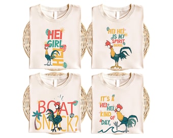 Disney Moana Chicken Shirt, Disney Hei Hei Shirt, Princess Moana Trip 2026 Shirt, Disney Moana Maui Shirt, Moana Family Matching Shirt