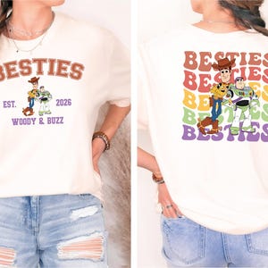 Toy Story Best Friends Shirt, Buzz Lightyear and Sheriff Woody Shirt, Disneyland Vacation Tee, Besties Adventure Tee, Disney Trip 2026 Shirt