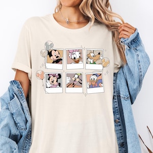 Vintage Disney Polaroid Shirt, Mickey and Friends Shirt, Disney Family Shirts, Disneyworld Shirt, Magic Kingdom Shirt, Disney Vacation Shirt