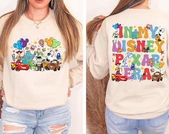 In My Disney Pixar Era T-Shirt, Disneyland Pixar Fest 2026 Shirt, Disney Trip Shirt, Pixar Pier Characters Sweatshirt, Pixar Vacation Shirt