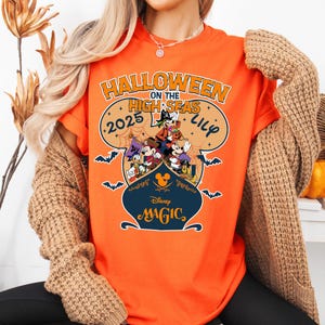 Halloween On The High Seas T-Shirt, Custom Disney Cruise Halloween Shirt, Mickey Friends Halloween Shirt, Disney Magic Cruise Horror Shirt