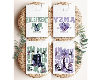 Disney Villain Matching Shirt, Evil Friends Shirt, Disney Matching Bad Witches Shirt, Disney World Maleficent Evil Queen Ursula Cruella Tee