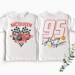 Vintage Lightning McQueen Shirt, Radiator Springs Shirt, Limited McQueen Shirt, Disney Cars Movie Shirt, Pixar Cars Shirt, Family Trip Tee