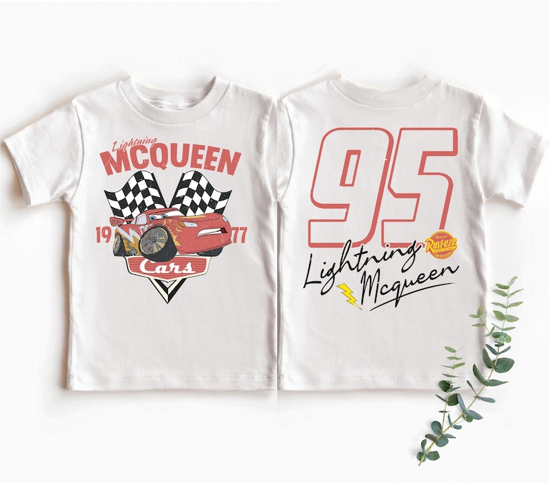 Vintage Lightning McQueen Shirt, Radiator Springs Shirt, Limited McQueen Shirt, Disney Cars Movie Shirt, Pixar Cars Shirt, Family Trip Tee