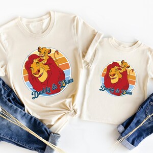 Disney Lion King Father Shirt, Dad and Me Shirt, Disney Dada Shirt, Animal Kingdom Tee, Simba Mufasa Hakuna Matata Shirt, Father&#39;s Day Shirt