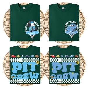 Custom Name Cars Pit Crew Shirt, McQueen and Friends T-Shirt, Cars Lover Tee, Disneyland Family Matching Shirt, Racing Cars Squad Shirt