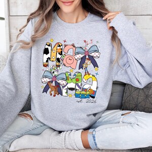 Toy Story Mama Shirt, Disney Mama Est 2026 T-Shirt, Mother's Day 2026 Tee, Woody and Friends Shirt, Disney Family Trip Shirt, New Mom Tee