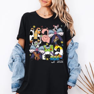 Toy Story Mama Shirt, Disney Mama Est 2026 T-Shirt, Mother's Day 2026 Tee, Woody and Friends Shirt, Disney Family Trip Shirt, New Mom Tee