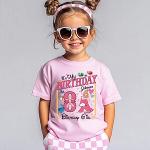 Custom Name Princess Ariel Shirt, Little Mermaid Birthday Shirt, Princess Birthday Girl Tee, Ariel and Friends Sweatshirt, Girls Trip Sweat