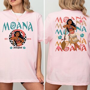 Princess Moana Characters Sweatshirt, Disney Hei Hei Pua Maui Tala Simea Hoodie, Disneyland Family Vacation Sweater, Disney Trip 2026 Sweat