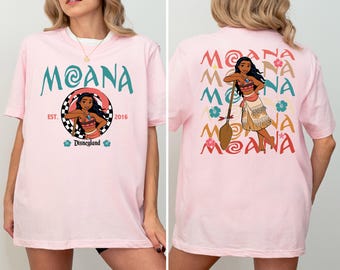 Princess Moana Characters Sweatshirt, Disney Hei Hei Pua Maui Tala Simea Hoodie, Disneyland Family Vacation Sweater, Disney Trip 2026 Sweat