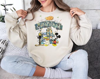 Vintage Mickey and Friends Shirt, Disney Potatoland Shirt, Mickey Donald Goofy Shirt, Disney Castle Shirt, WDW Disneyland Trip Shirt