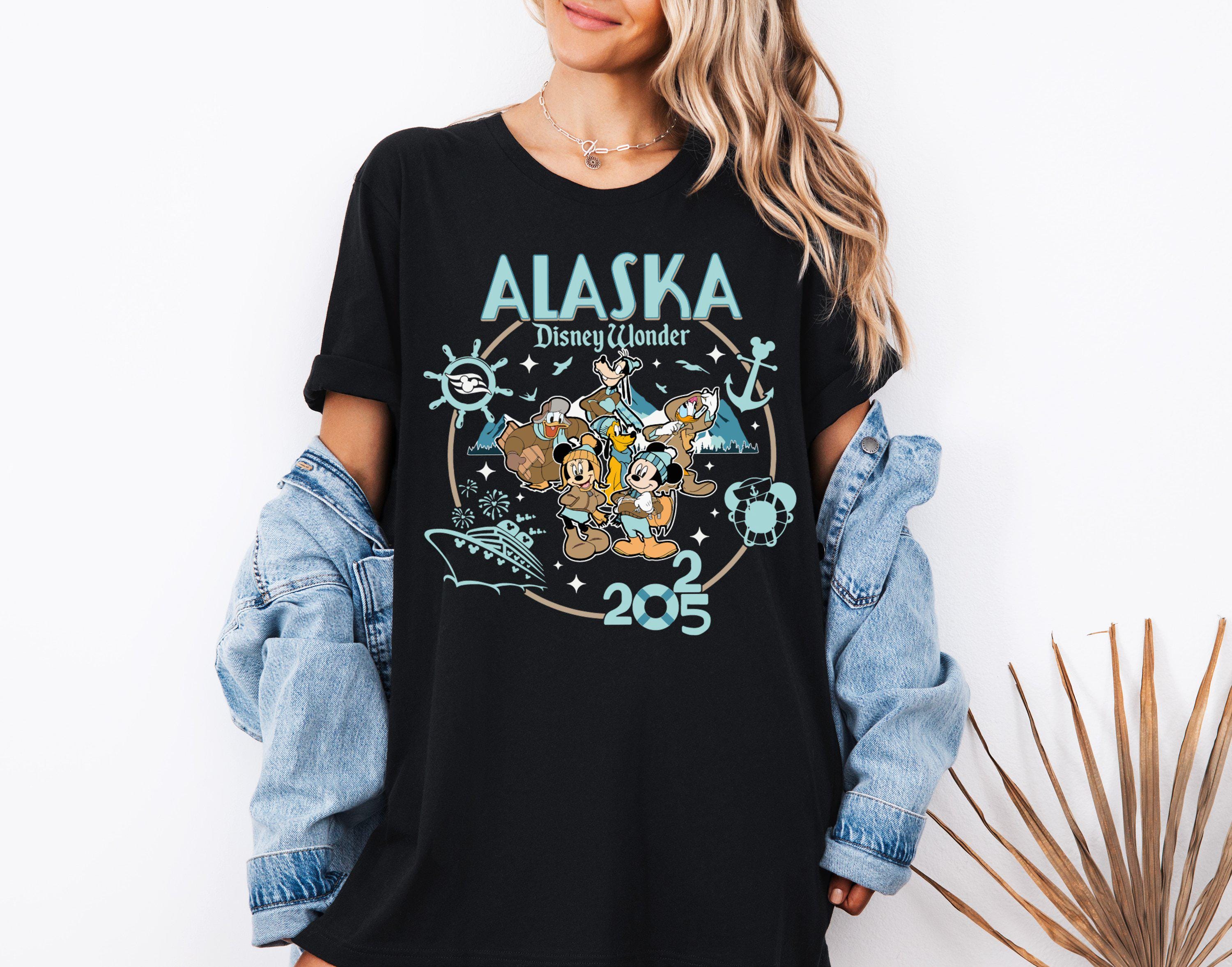 ディズニークルーズライン　アラスカ　Tシャツ アラスカクルーズのグッズのTシャツが すごくお気に入りなので
